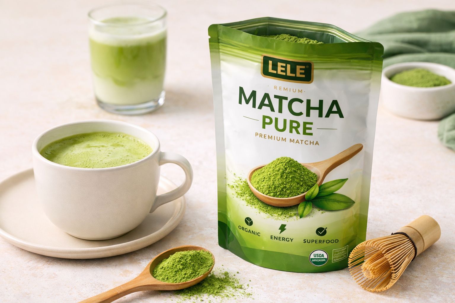 LELE Matcha PURE – Matcha de qualité cérémoniale - Image 4